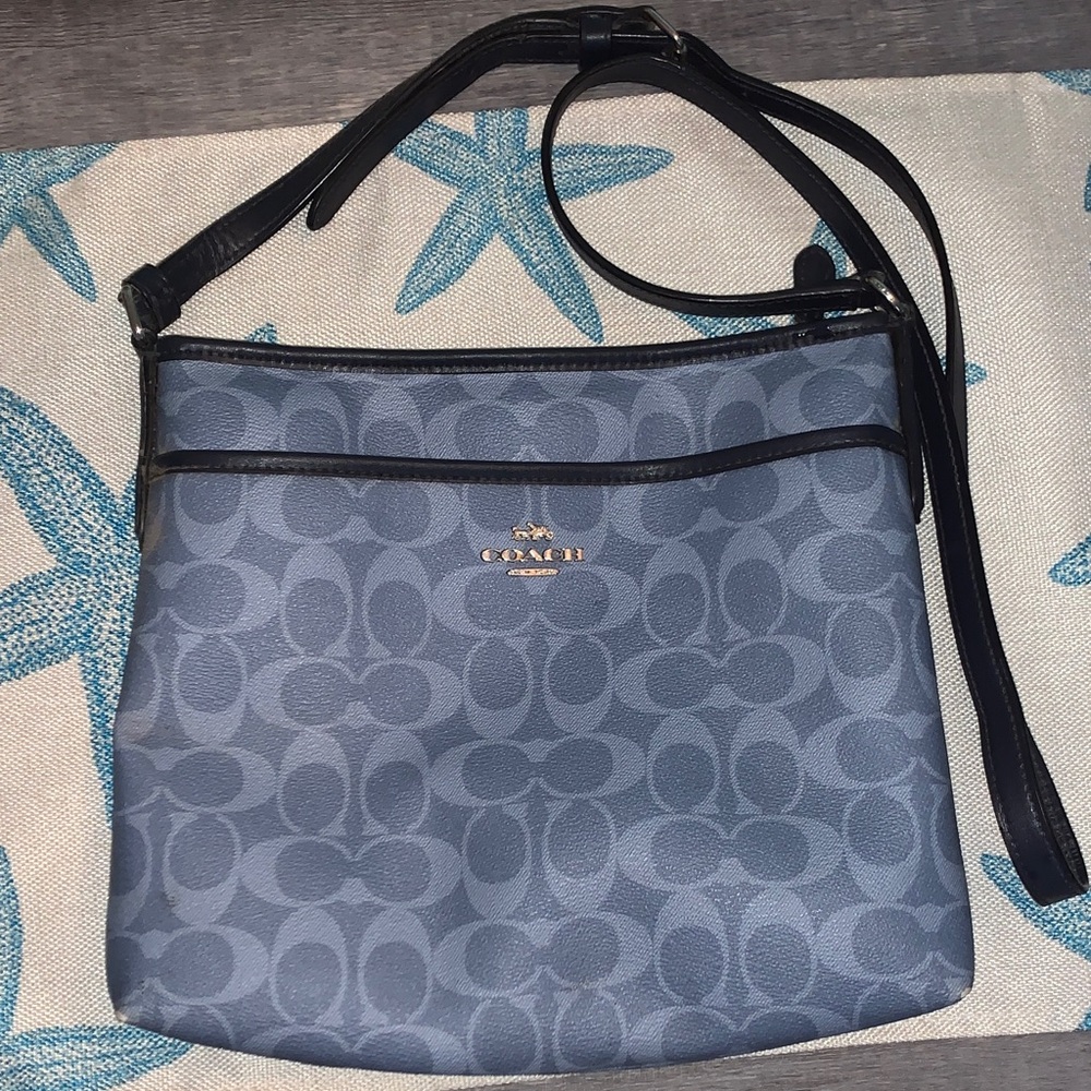 Coach Navy Blue Crossbody Bag